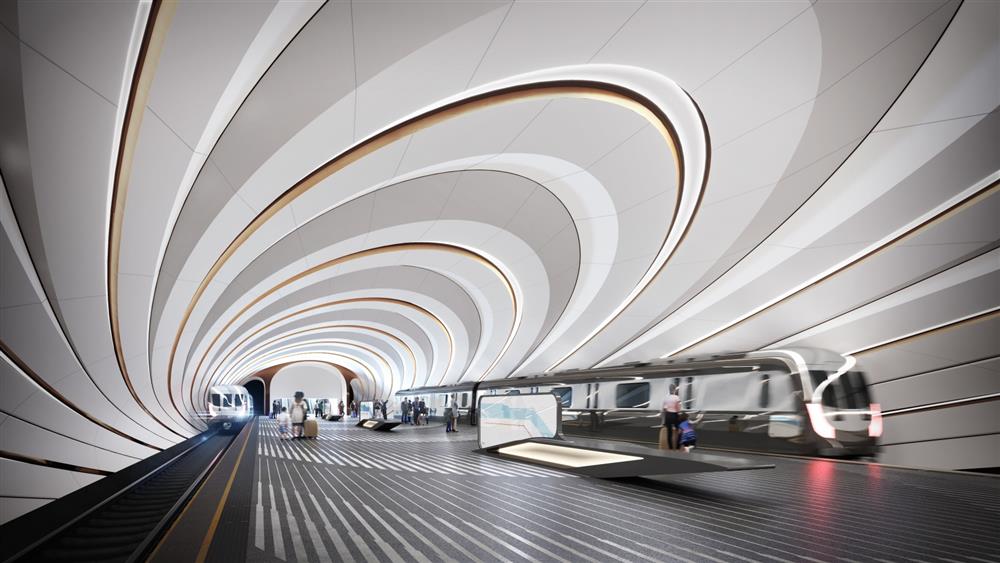 Zaha Hadid建築事務所操刀烏克蘭地鐵站!優雅流線型入口與車站大廳設計 | La Vie